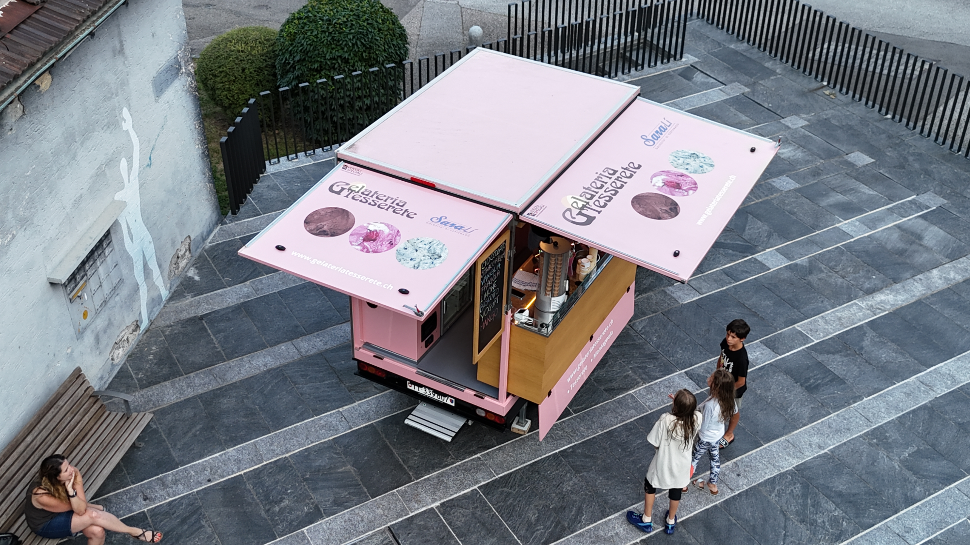Progetto commerciale personalizzato visto dall’alto