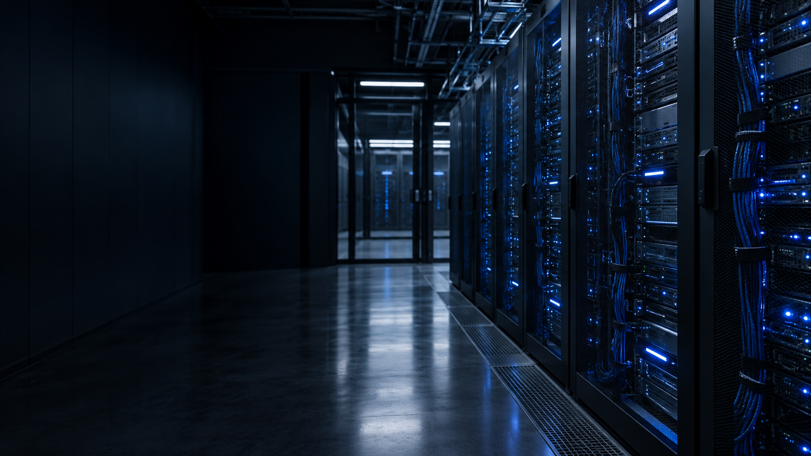 Server in un moderno data center professionale