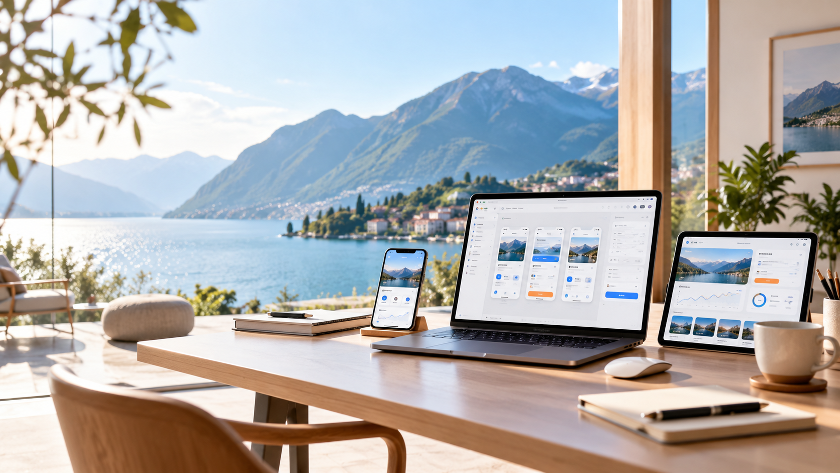 Progettazione di applicazioni mobile in uno studio affacciato sul Ticino